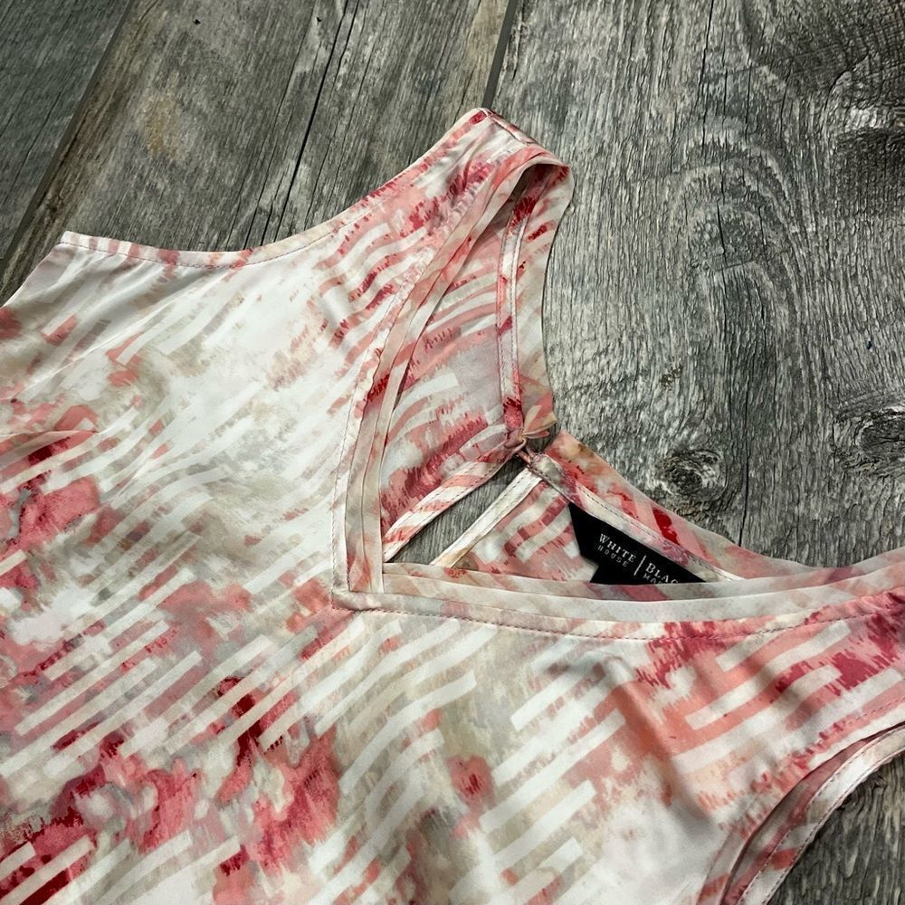 WHBM striped sleeveless top - Picture 4 of 12